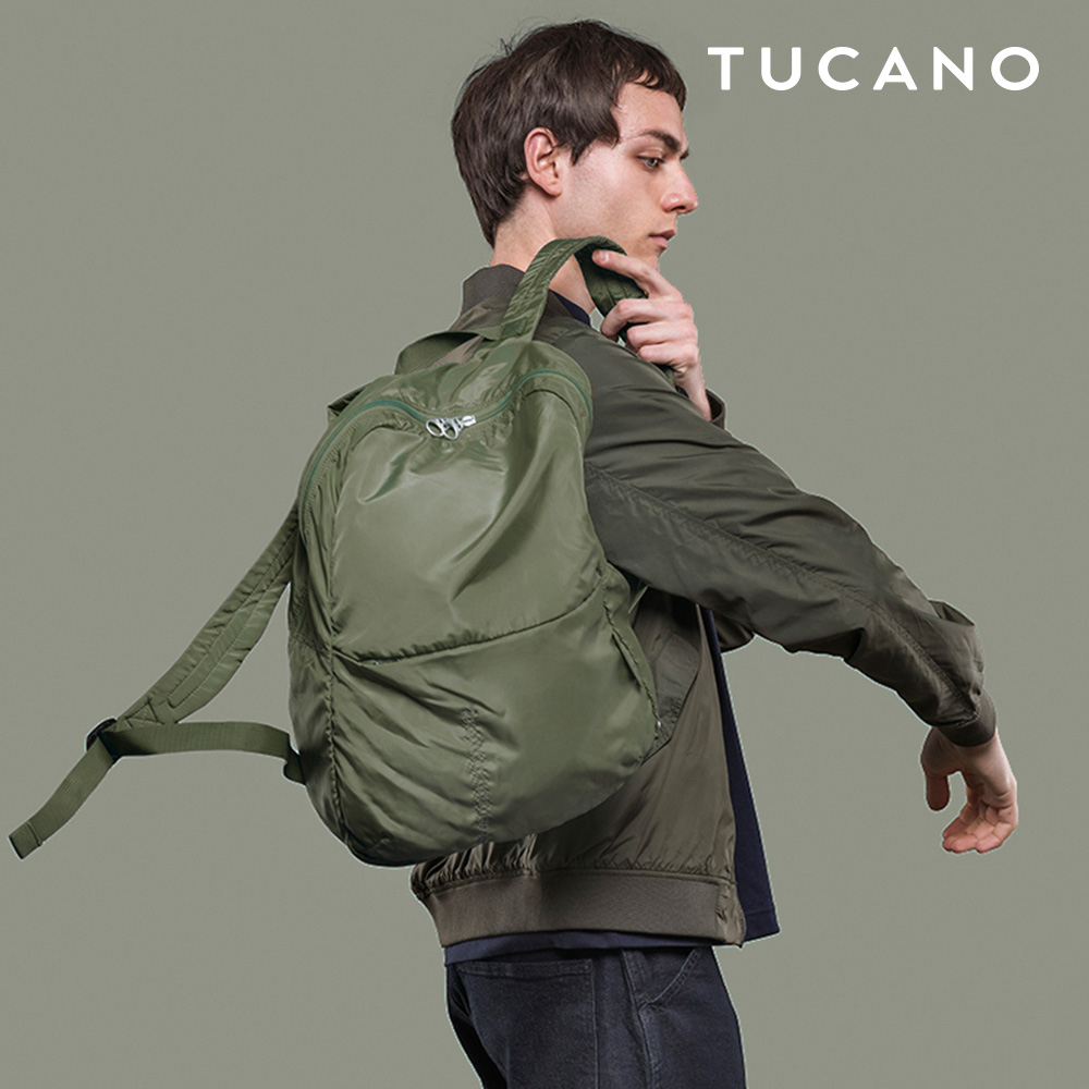 투카노 콤파토 에코 25L 초경량 가벼운 접이식 백팩 폴딩 가방 eco에디션