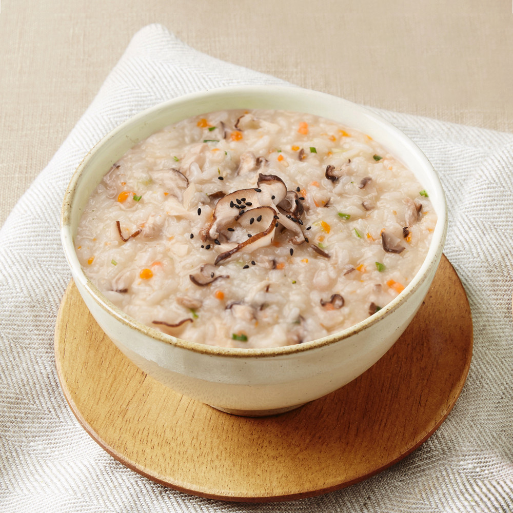 그곳에가면 HACCP 미다몰 표고버섯죽 1kg(500g+500g) - 상품 이미지