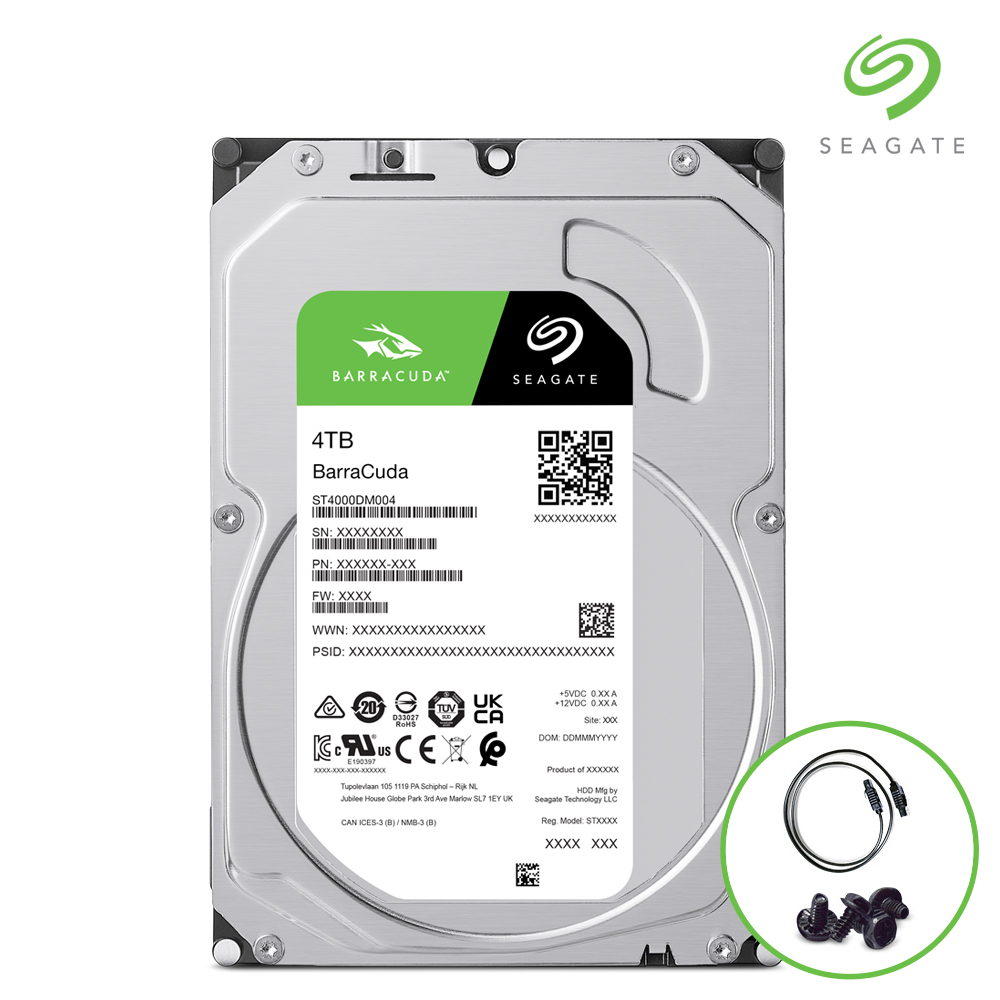 씨게이트 Seagate BarraCuda 5400/256M (4TB, ST4000DM004) 상품 이미지 1