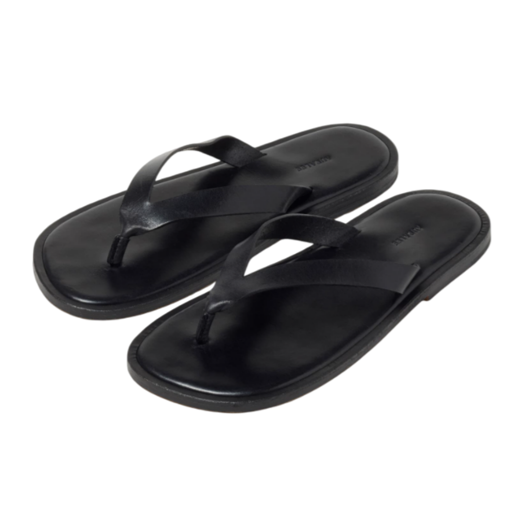 오라리 우먼즈 신발 LEATHER TONG SANDALS 25SS - 상품 이미지