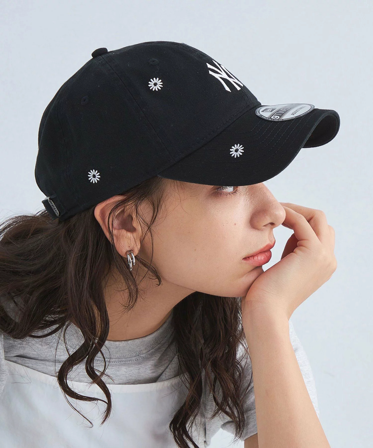 뉴에라 NEWERA X UA MLB Floral 별주 꽃무늬 자수 볼캡 캡 모자 3컬러 - 상세 이미지 4