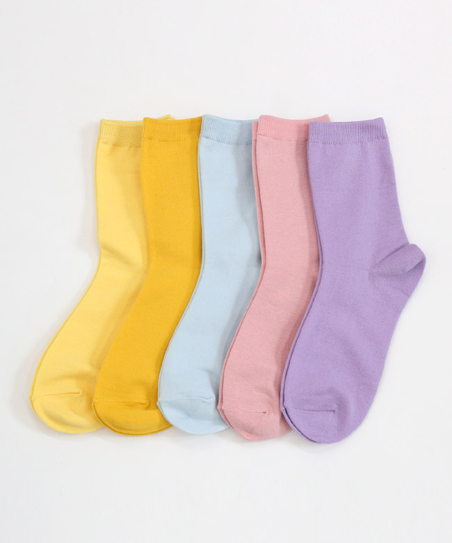 후즈백 제제 베이직 양말 S/S [5COLOR] - 상세 이미지 3