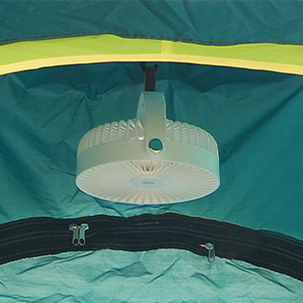 애니클리어 PDB-WMT10 삼각대 문어발 선풍기 캠핑용 대용량 배터리 충전식 천장형 타프팬