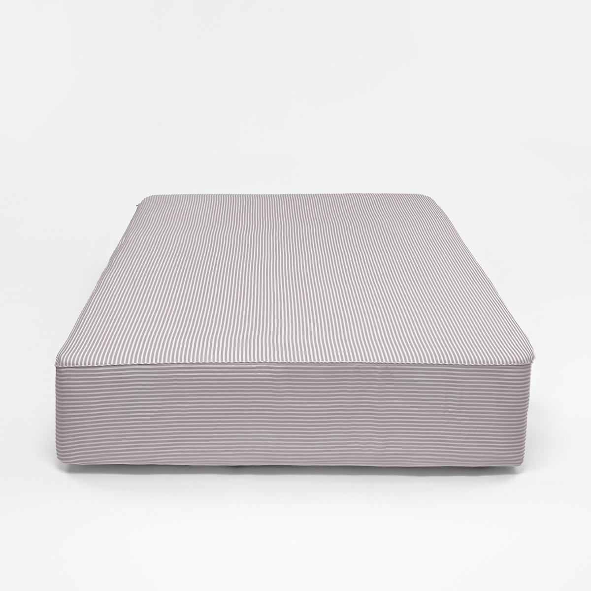 마이하우스 알러지케어 진드기차단 홑겹 침대 매트리스커버 스트라이프 (그레이), SS(슈퍼싱글)