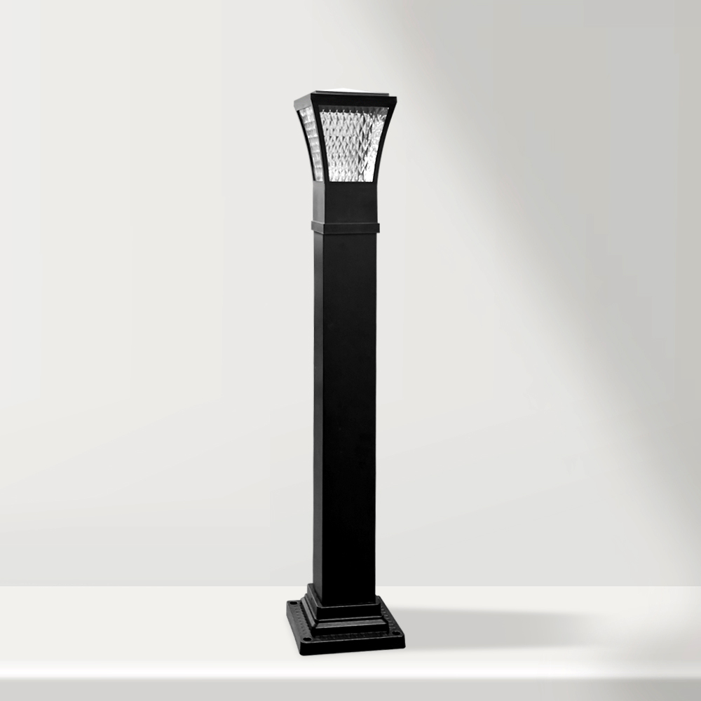 전기 사각 문주등 볼라드등 LED 가로등 카페 데크 조명 조명등 잔디등 기둥 60cm - 메인 이미지