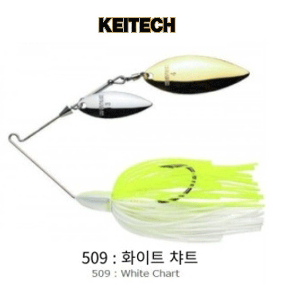 배스루어 케이텍 티본 스피너 와이어 베이트 배스 루어 하드베이트 더블윌로우 509, 10.6g - 상품 이미지