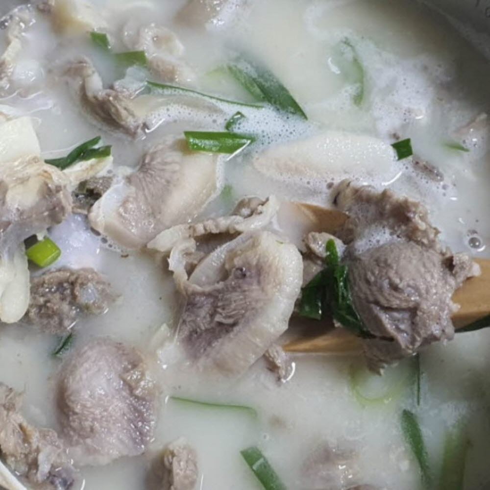 돼지 머리 머릿 고기 수육 삶은 국밥용 순대국 재료 슬라이스 1kg - 상세 이미지 4