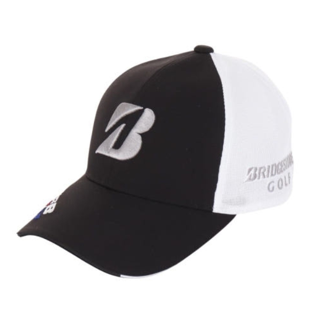 브리지스톤 골프 BRIDGESTONE GOLF 모자 프로 메쉬 캡 CPS24A 블랙 - 상품 이미지