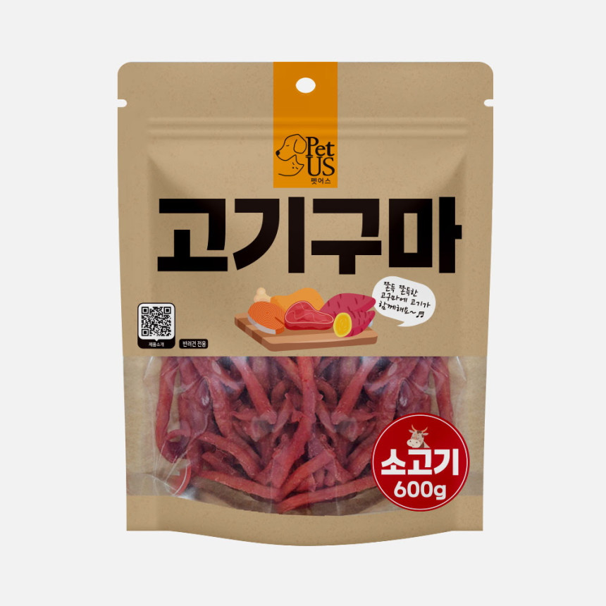 펫어스 강아지고구마 강아지대용량간식 닭가슴살 애견 반려견 건조 사사미 말랭이 간식 1kg 사진 6