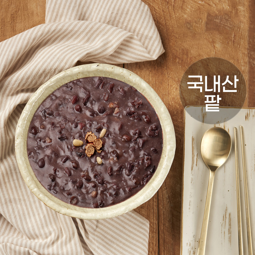그곳에가면 HACCP 미다몰 우리 단팥죽 1kg(500g+500g) 국산 통팥 - 상세 이미지 2