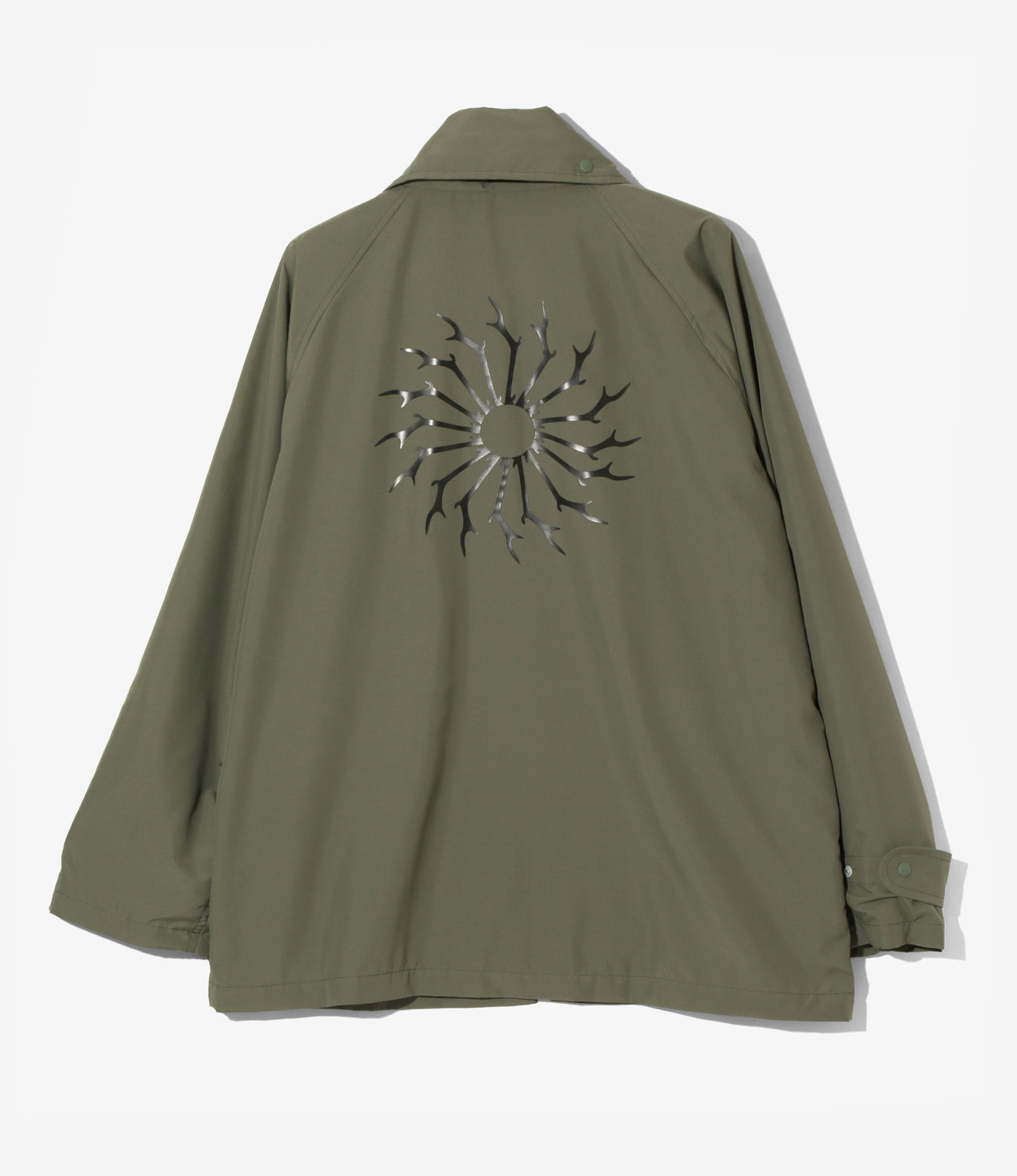 올리브 자켓 뒤