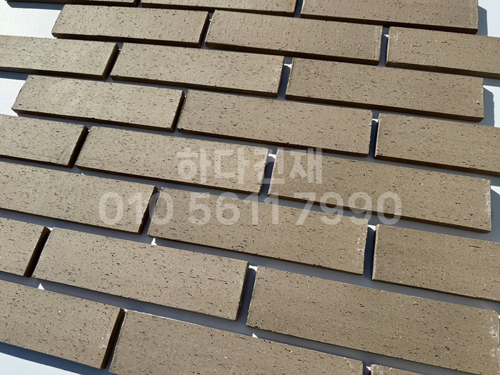 점토타일 전돌 SG베이지그레이 240x60x12T│파벽돌│하다건재