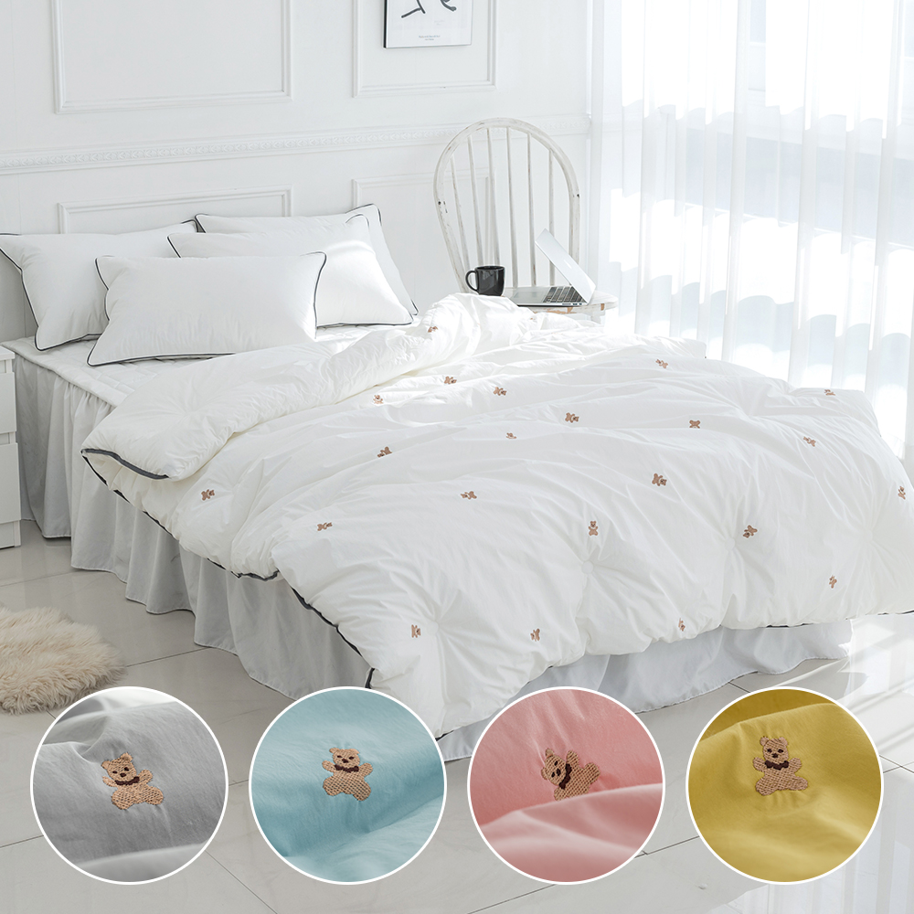 아르떼베딩 꼬마제리 곰돌이 키즈 어린이이불 고밀도 60수 순면 옥수수솜 차렵이불 SS