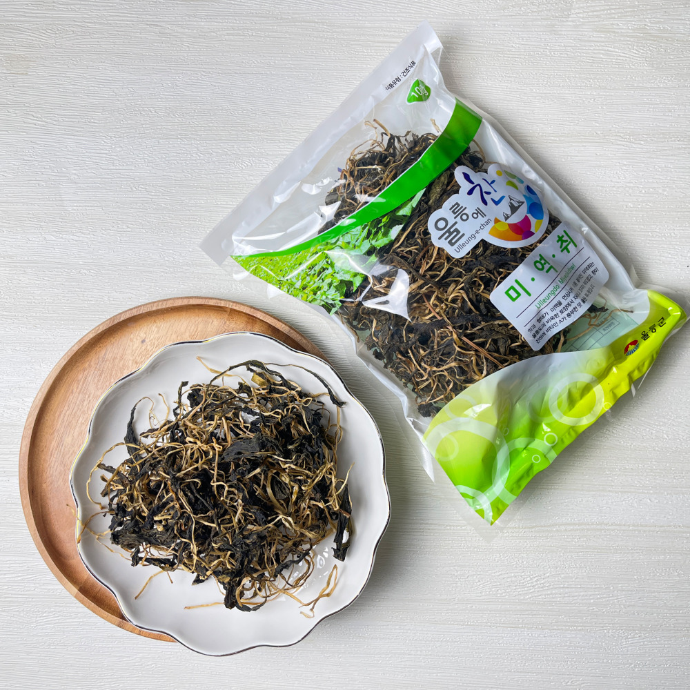 울릉도 자연산 명이나물 800g 1팩 장아찌 이미지 8