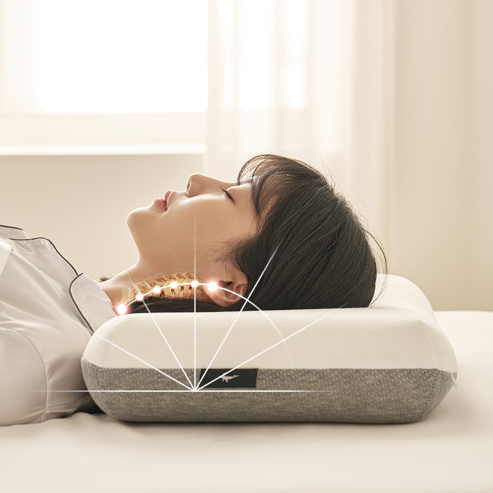 누어 베개 목에 좋은 경추베개 Lite 거북목 목디스크 메모리폼 베개 9cm