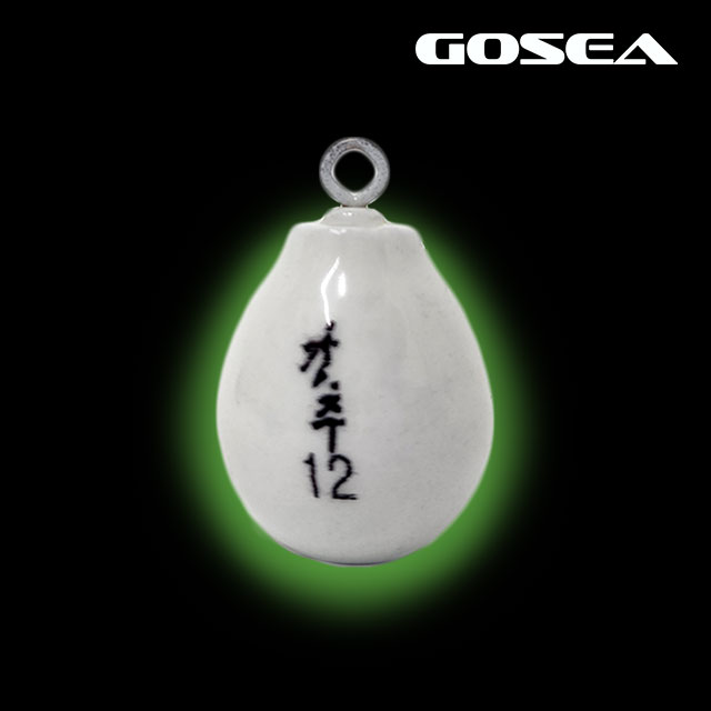 GOSEA 야광 물방울 봉돌 회전 고리 추 쭈꾸미 문어 다운샷 낚시 싱커 8호 - 상세 이미지 4