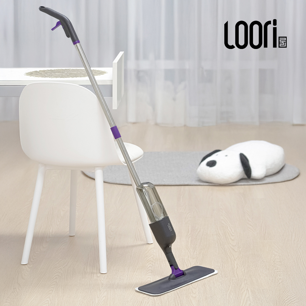 루리 블랙 청소기 BSW-200 청소기+리필걸레 3장 스프레이 바닥청소 밀대걸레 물걸레밀대