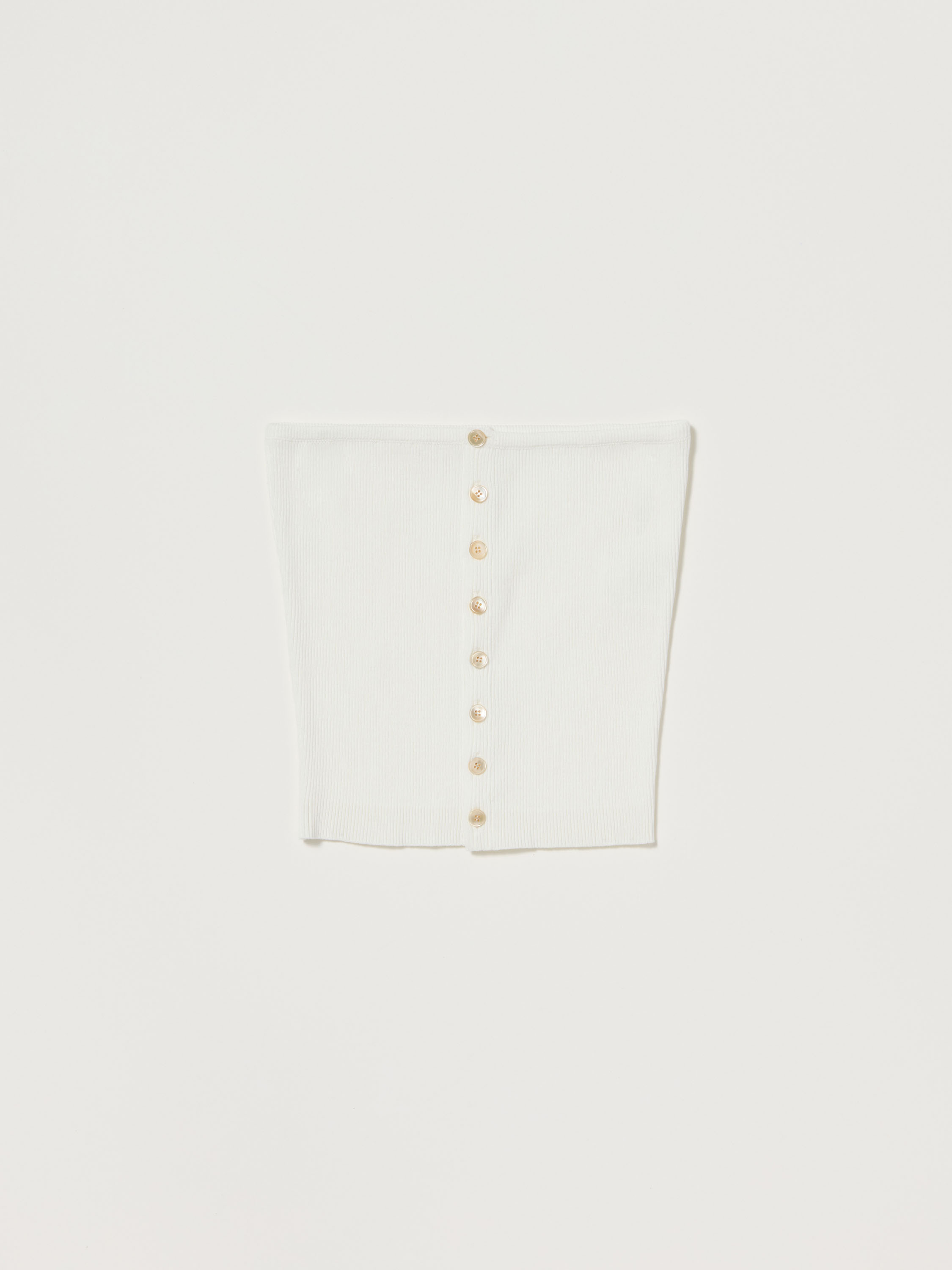 오라리 우먼즈 니트 COTTON HIGH GAUGE RIB KNIT BANDEAU 25SS - 상세 이미지 2