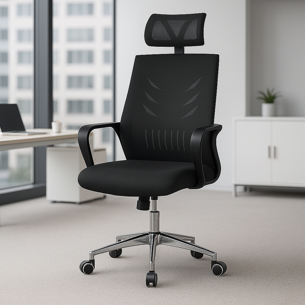 에피하임 데스크젠 컴퓨터의자 고급형 사무용 사무실 메쉬 목받침 학생 책상의자