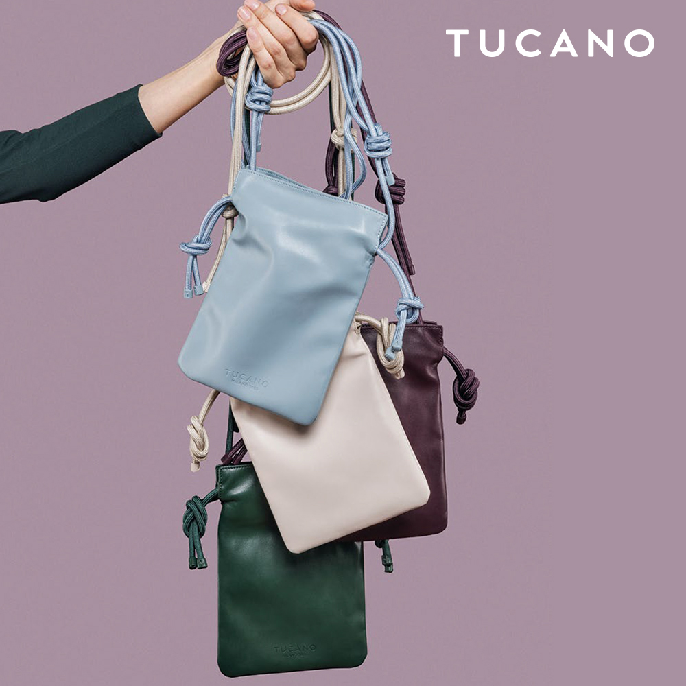 투카노 NINA 미니 여성 업사이클링 가죽 스타일 크로스백 직장인 숄더백 핸드폰가방 여행용