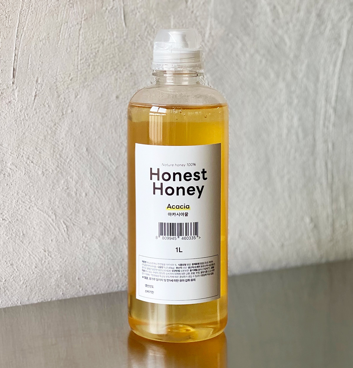 천연벌꿀 아카시아꿀 대용량 1L (1.45kg) 업소용꿀 - 상품 이미지
