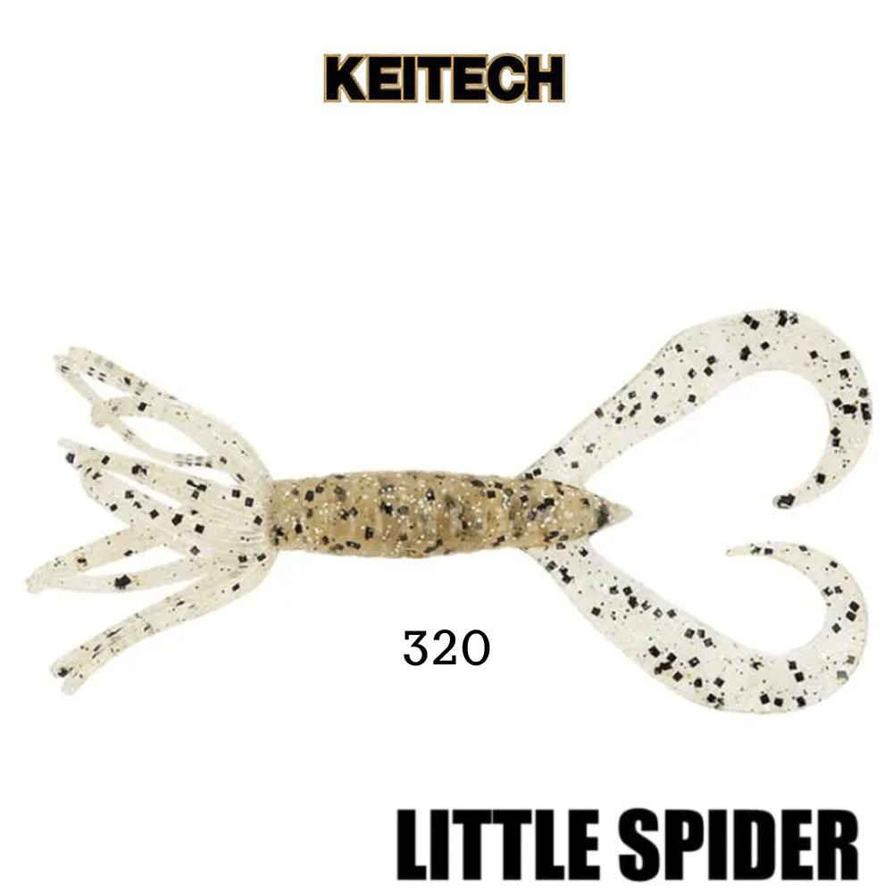 배스루어 케이텍 리틀스파이더 배스 루어 쉐드 소프트베이트 웜 320, 5cm(2인치) - 메인 이미지
