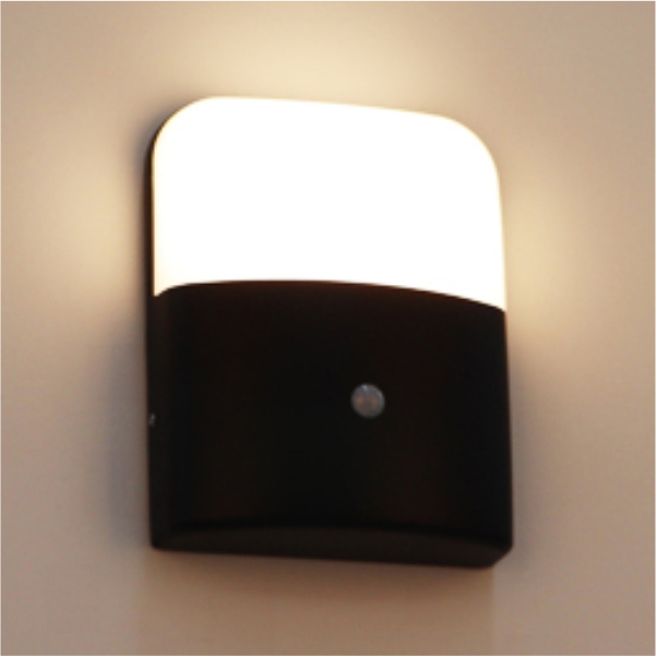 LED 에코 로와 방수 센서 벽등 5W 플리커프리 더쎈 동성조명 - 상품 이미지