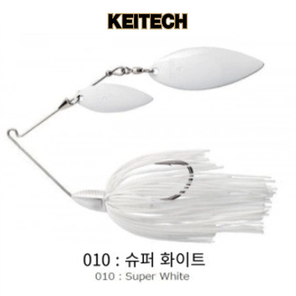 배스루어 케이텍 티본 스피너 와이어 베이트 배스 루어 하드베이트 더블윌로우 010, 10.6g - 상품 이미지