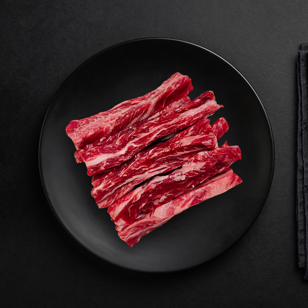 한우 갈비살 200g 냉장 황제 늑간살 구이용 소갈빗살 저녁반찬 바베큐 캠핑 - 상품 이미지
