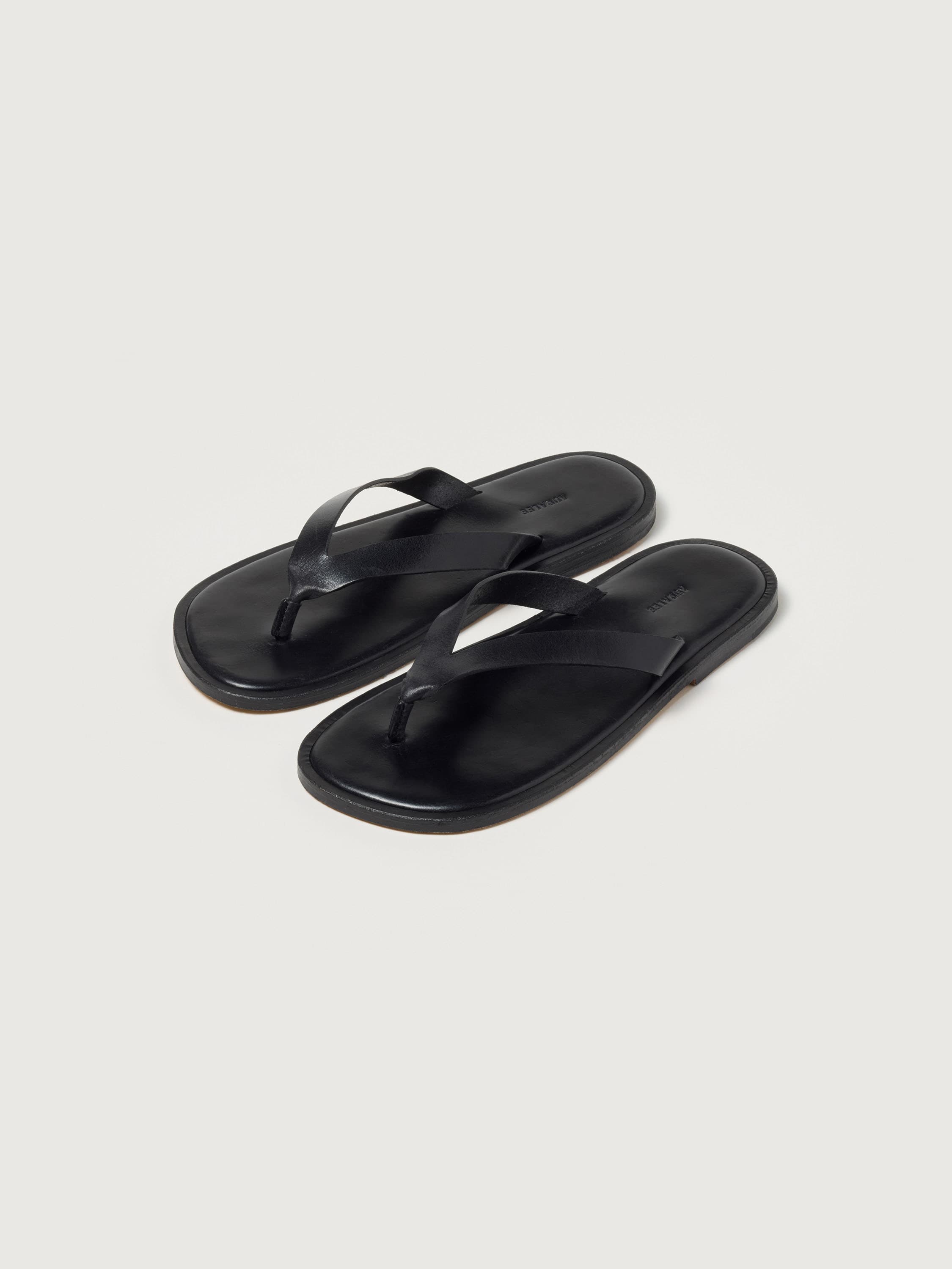 오라리 신발 LEATHER TONG SANDALS 25SS - 상세 이미지 2