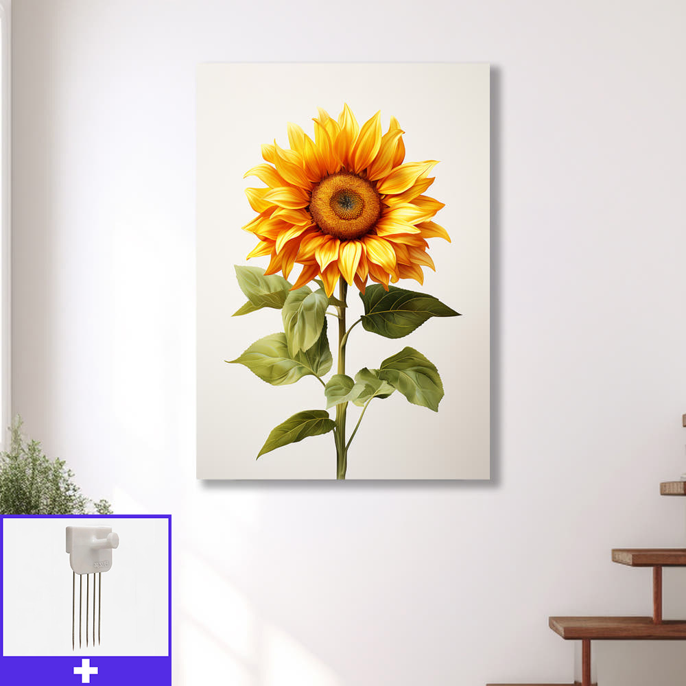 물방울 해바라기 A1 캔버스액자 해바라기그림