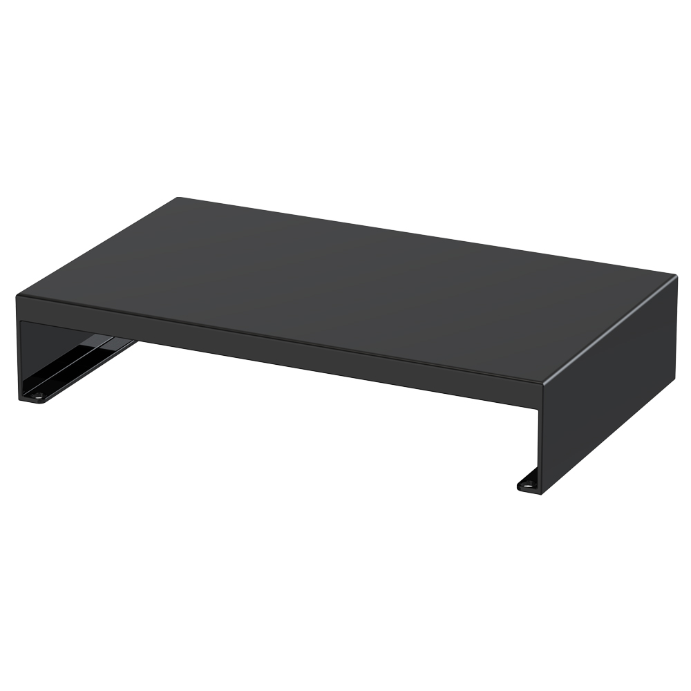 메탈 모니터 받침대 철제 선반 책상 컴퓨터 모니터 받침 400mm, 블랙