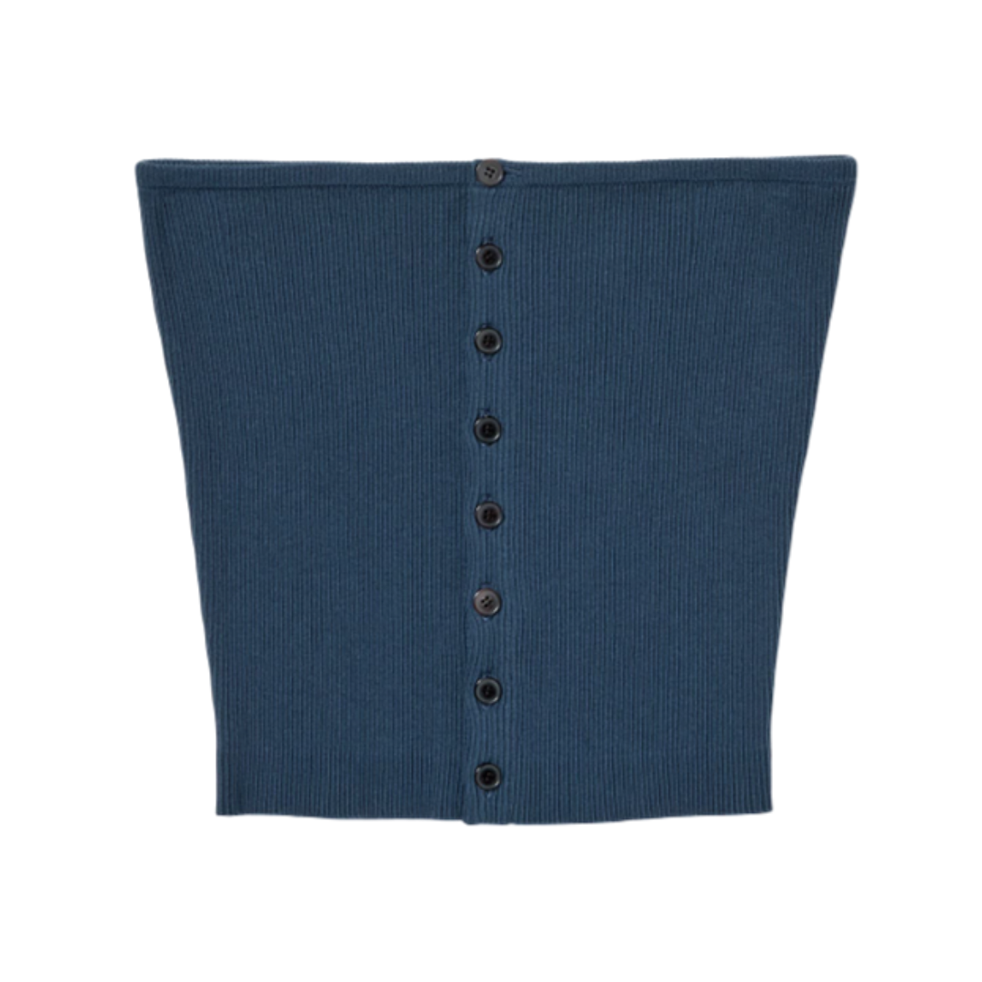오라리 우먼즈 니트 COTTON HIGH GAUGE RIB KNIT BANDEAU 25SS - 상품 이미지
