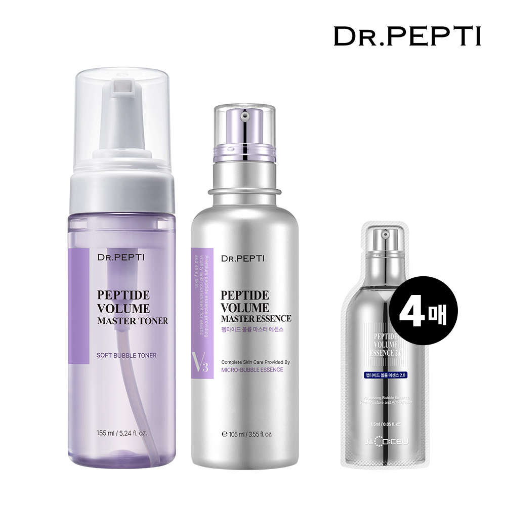 닥터펩티 펩타이드 볼륨 마스터 토너 155ml + 마스터에센스 105ml (+에센스 4매) - 상세 이미지 2