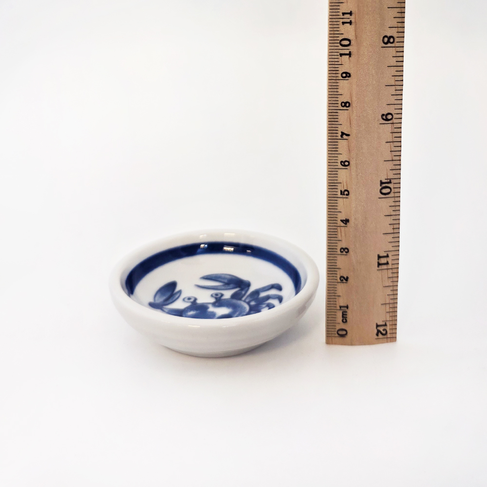 블루 크랩 도자기 소스 종지 (일본수입) 이미지 7