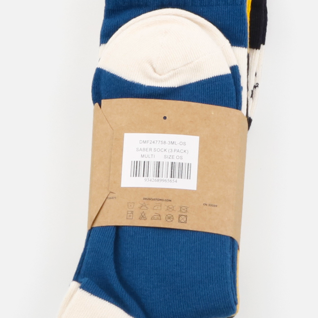 데우스 SABER SOCK (3 PACK) 양말 DMF247758-3ML