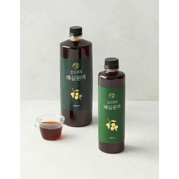 빠른배송 [소다미] 하동 매실원액 2종 500ml/1000ml 450546 [소다미] 하동 매실원액 500ml : 현생마켓2