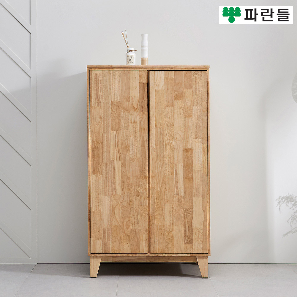 파란들가구 800 네츄럴 고무나무원목 원목옷장 학생옷장 - 상품 이미지