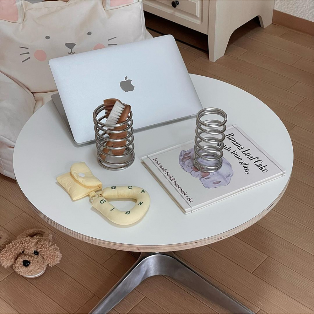 오그레 자작 HPL 호마이카 원형 소파 테이블