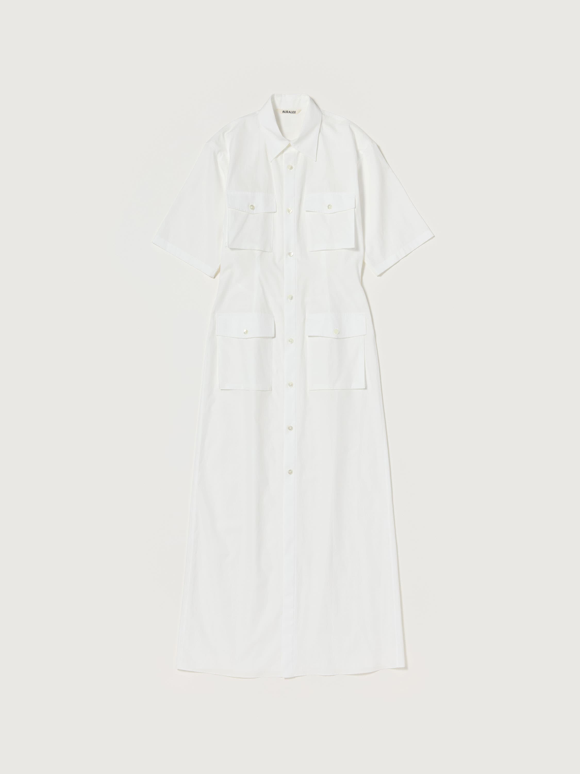 오라리 우먼즈 원피스 WASHED FINX TWILL SHIRT DRESS 25SS - 상세 이미지 2