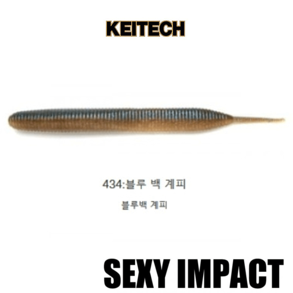 배스루어 케이텍 섹시임펙트 배스 루어 쉐드 소프트베이트 웜 434, 14cm - 메인 이미지