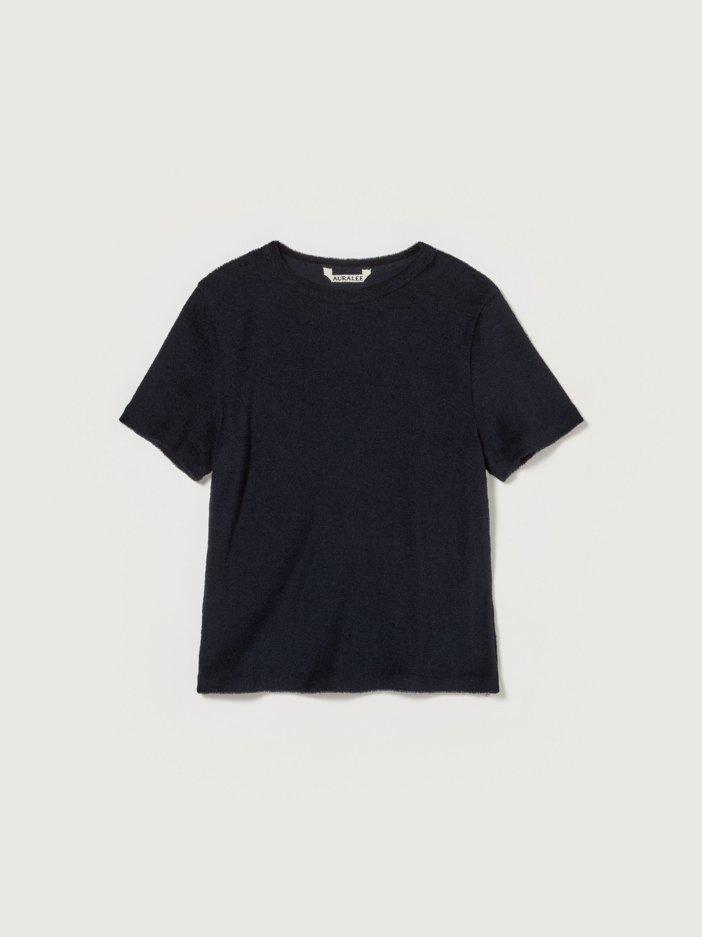 오라리 우먼즈 반팔 WASHABLE WOOL PILE TEE 25SS - 상세 이미지 3