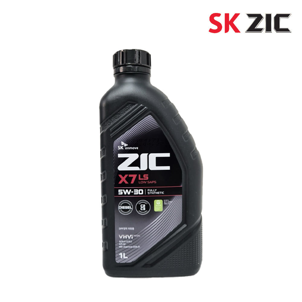 지크 ZIC  X7 LS 5w30 1L 가솔린 디젤 SK 엔진오일