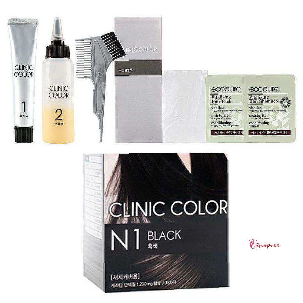 30분 N1 새치커버용 염색약 헤어 간편 흑색qrs325 : 샵프리N