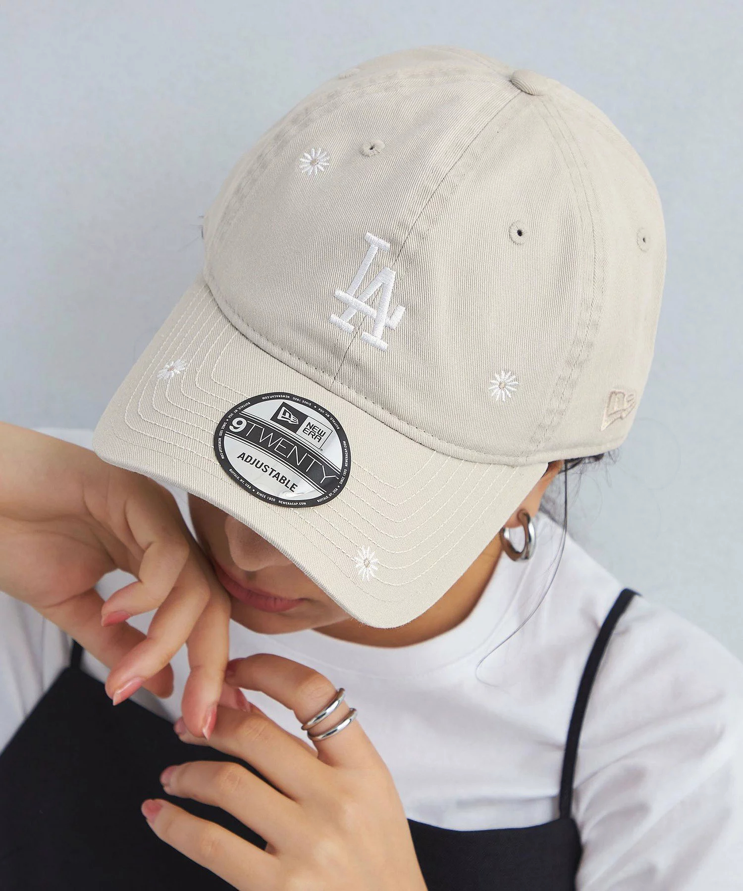 뉴에라 NEWERA X UA MLB Floral 별주 꽃무늬 자수 볼캡 캡 모자 3컬러 - 상세 이미지 2