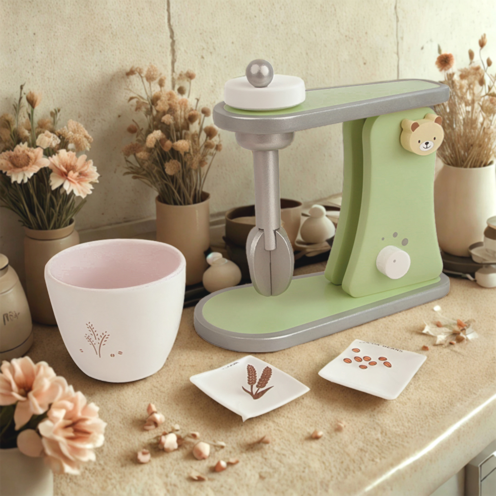 클래식월드 우든 믹서 플레이 원목 장난감 주방 소품 카페 놀이 4살 선물