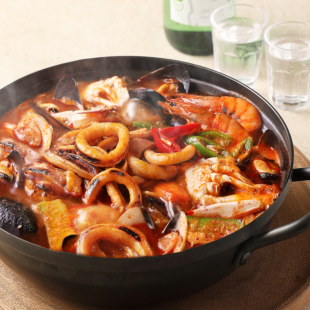 [푸딩팩토리] 오징어짬뽕탕 740g 1팩+1팩 오징어 가득 넣은 깜짝놀랄 가성비 (면세) - 상세 이미지 4