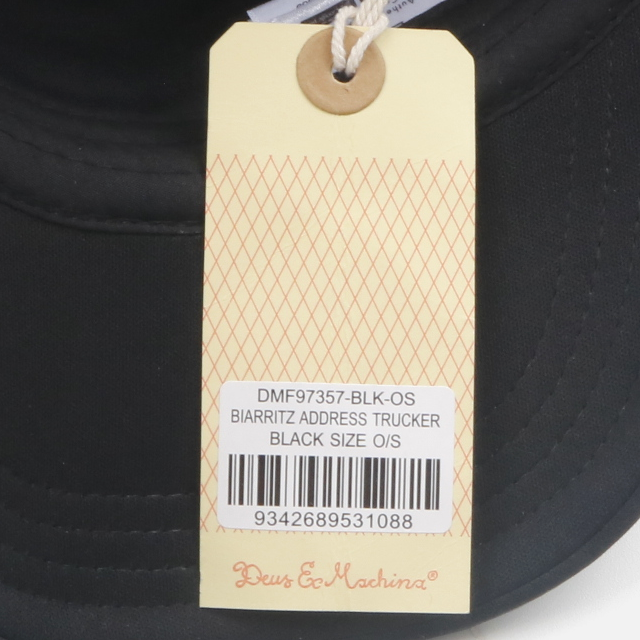 데우스 BIARRITZ ADDRESS TRUCKER 메쉬캡 DMF97357-BLK