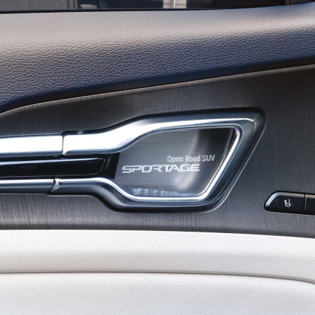 [JS automotive]더뉴 스포티지 차량 손잡이 도어캐치 도어포켓 메탈 몰딩 스크래치 방지 튜닝 용품