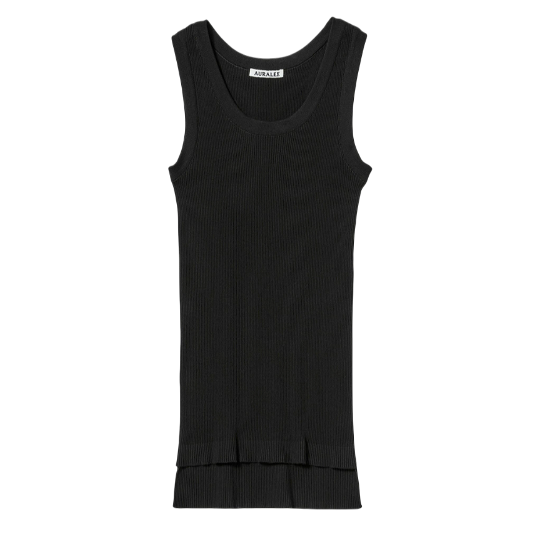 오라리 우먼즈 니트 GIZA HIGH GAUGE RIB KNIT TANK 25SS - 상품 이미지